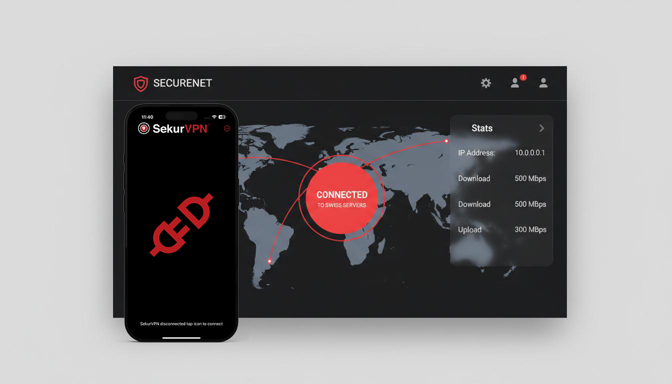 SekurVPN Interface